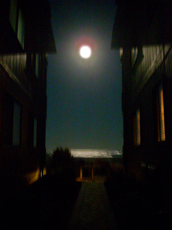 Sky Photograph - Moon Alley by Beebe Barksdale-Bruner Sky Photograph - Moon Alley by Beebe Barksdale-Bruner