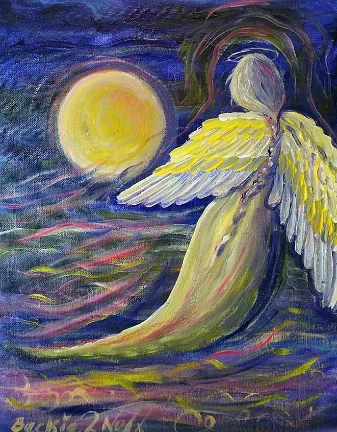 Moon angel by Beckie Neff Moon angel by Beckie Neff
