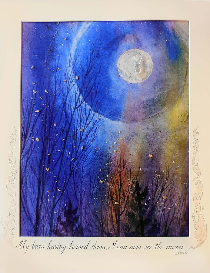 Tree Painting - Moon Angel by Joan Doyle