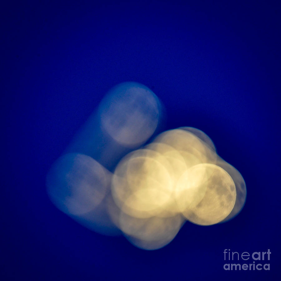 Moon Blur-1 Photograph by Cheryl McClure