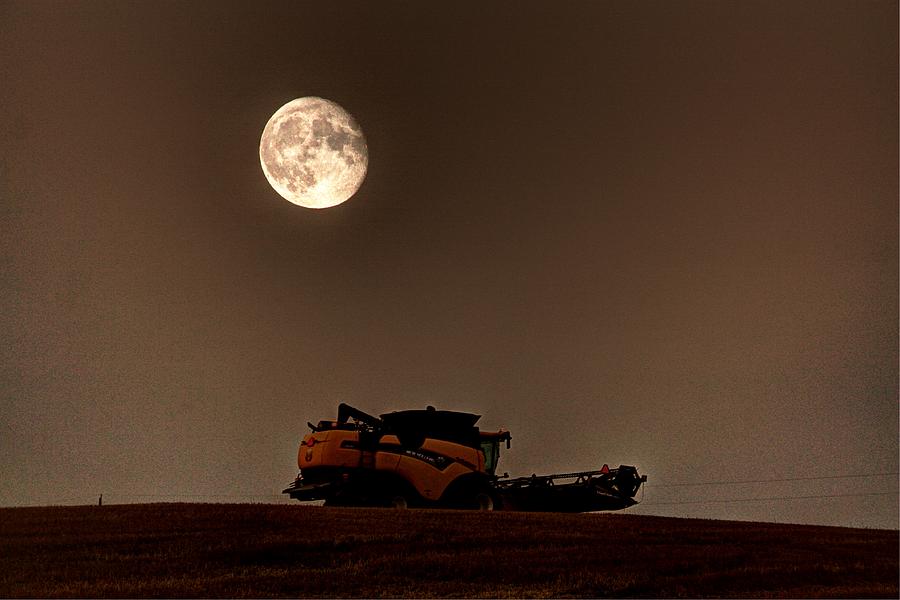 Moon Combine Photograph by David Matthews