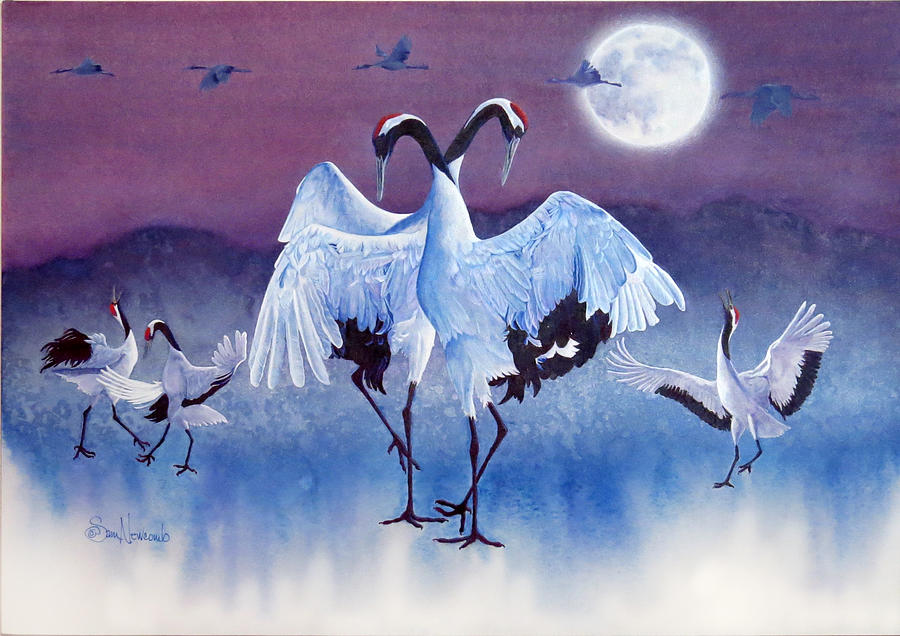 Moon Dance Painting by Sam Newcomb | Fine Art America