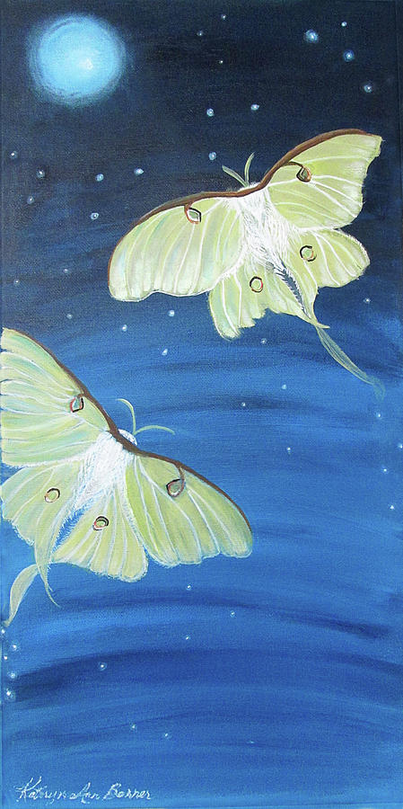 Butterfly Painting - Moon Dancers by Kathryn Bonner