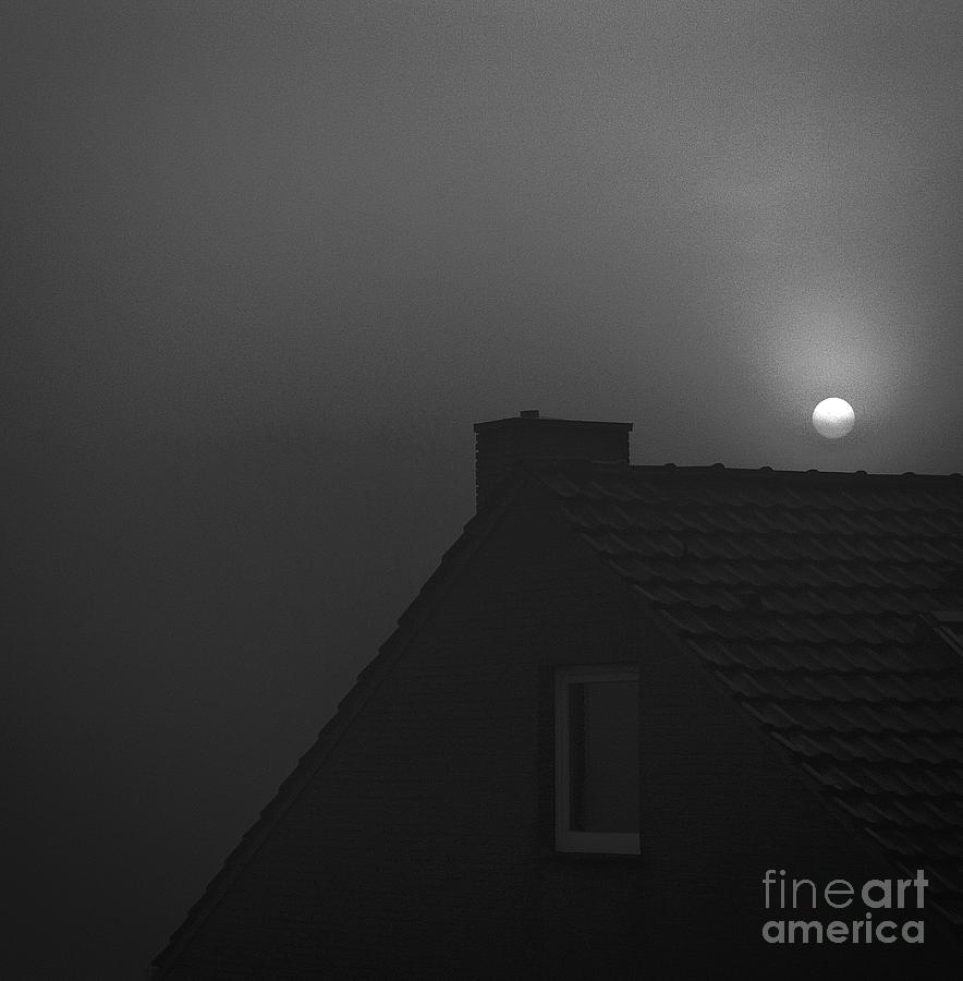 Black And White Photograph - Moon by Elisabeth Derichs