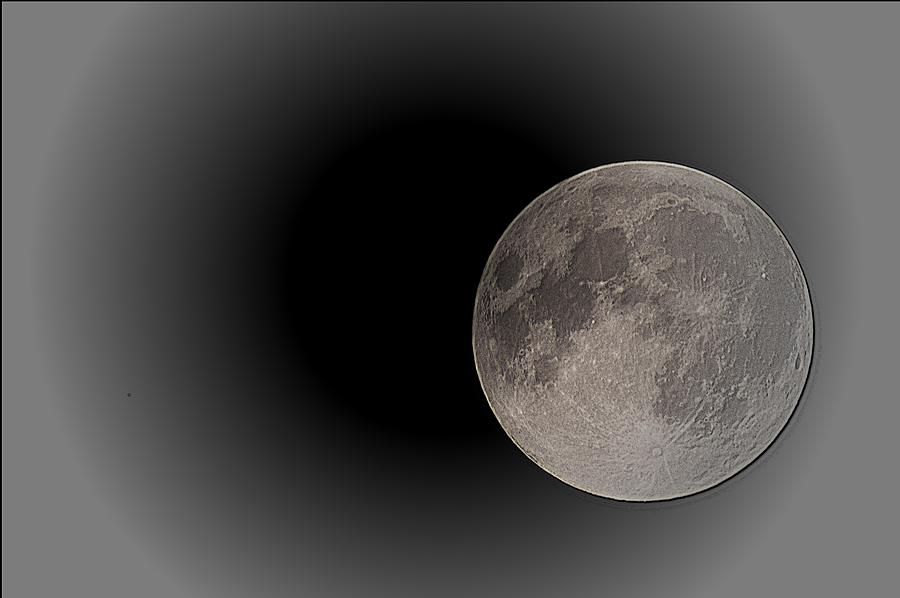 Moon Emerging Photograph by Karen McKenzie McAdoo