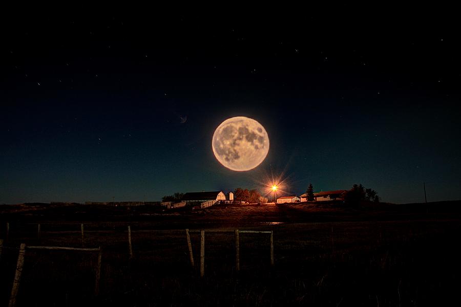 Moon Farm Photograph by David Matthews
