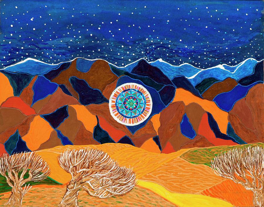 Moon Fell Painting by Sandy Thurlow - Fine Art America