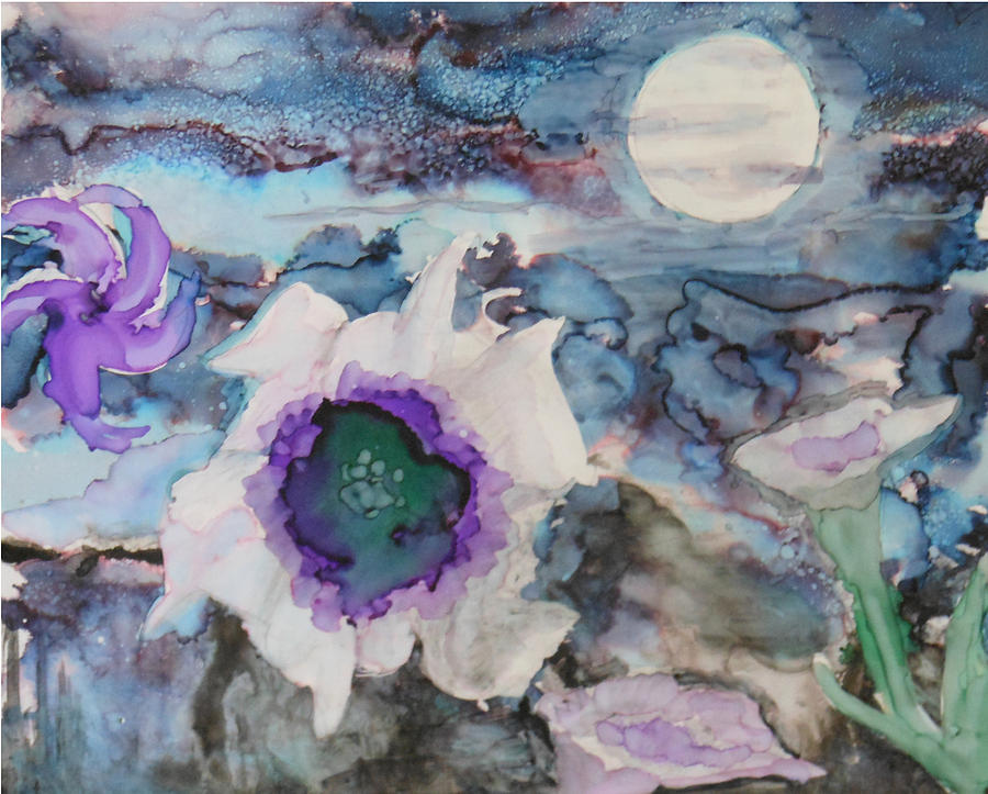 Moon Flower in Bloom by Pam Halliburton Moon Flower in Bloom by Pam Halliburton