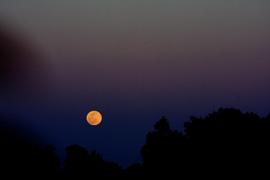 Moon Horizon Photograph by Cassandra Reymundo - Fine Art America