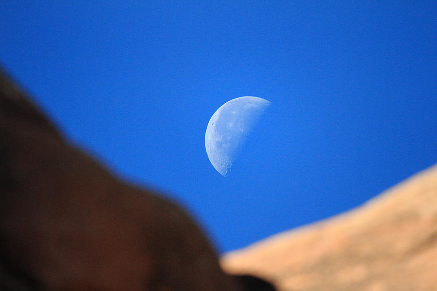 Moon in Arches National Park Photograph by Pierre Leclerc Photography