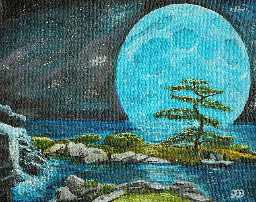 Moon Light Dreams Painting by David Bigelow