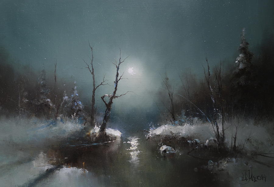 Moon Light Painting by Igor Medvedev