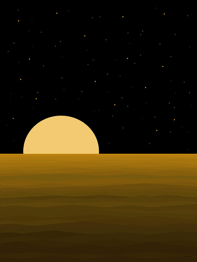 Moon Light Digital Art - Moon Light by Val Arie Moon Light Digital Art - Moon Light by Val Arie