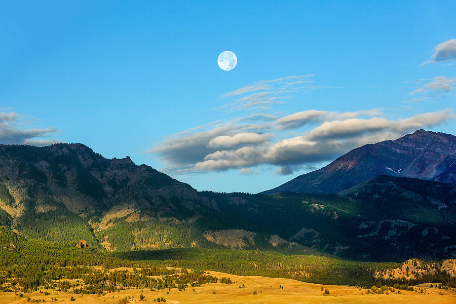 Moon Over Electric Mountain Photograph by Todd Klassy