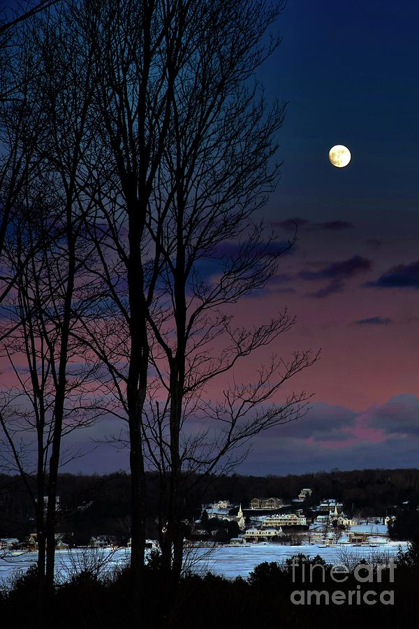 Moon Over Ephraim Photograph by John Fabina