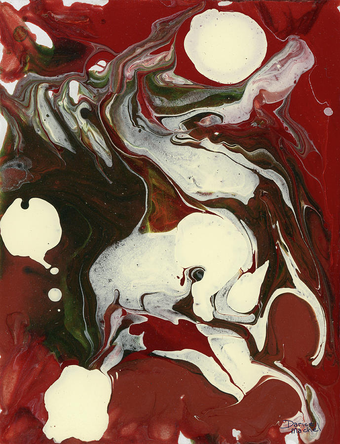 Moon Over Rhino Painting by Darice Machel McGuire