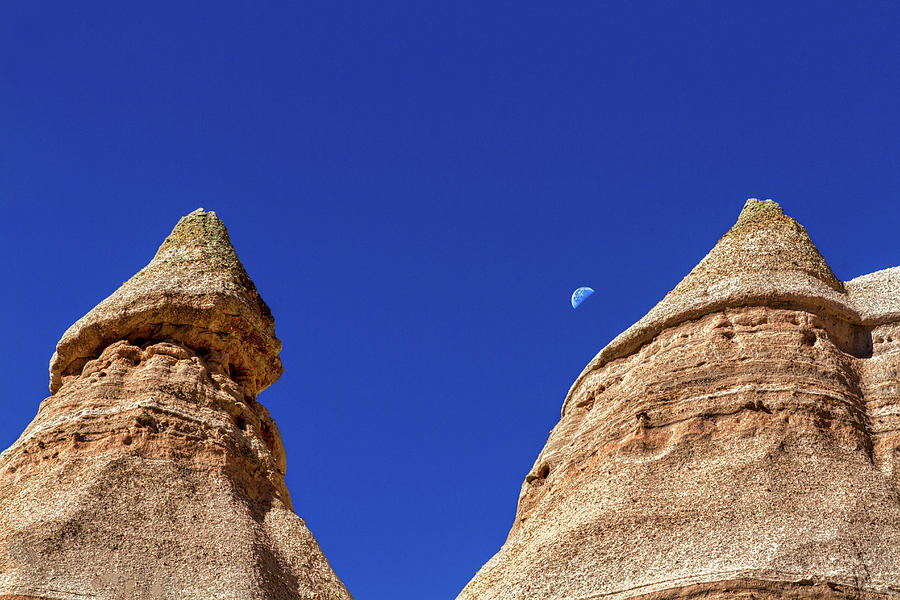 Moon Over Tent Rocks - New Mexico #2 Photograph by Stuart Litoff