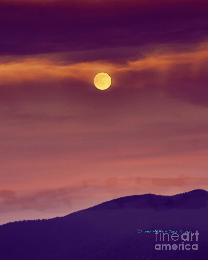 Moon Rise Photograph by Charles Muhle