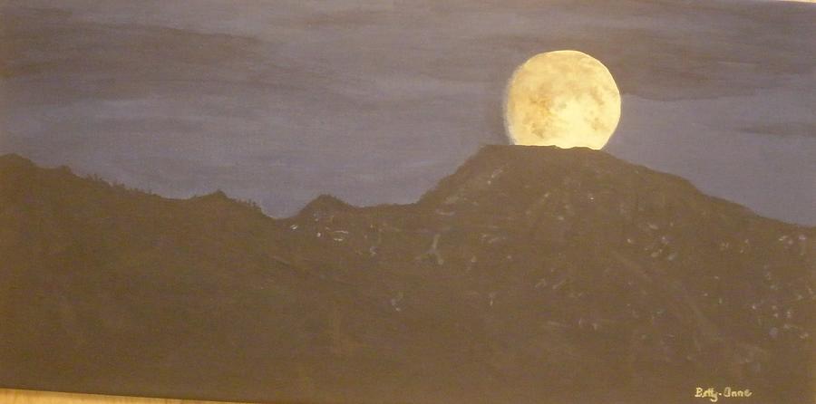 Moon rising Painting by Betty-Anne McDonald