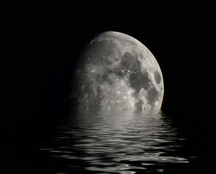 Moon Set... Photograph by Jeffrey Platt
