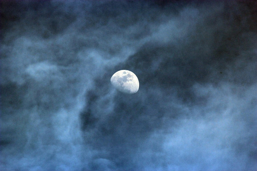 Moon Smoke Photograph by David Stasiak
