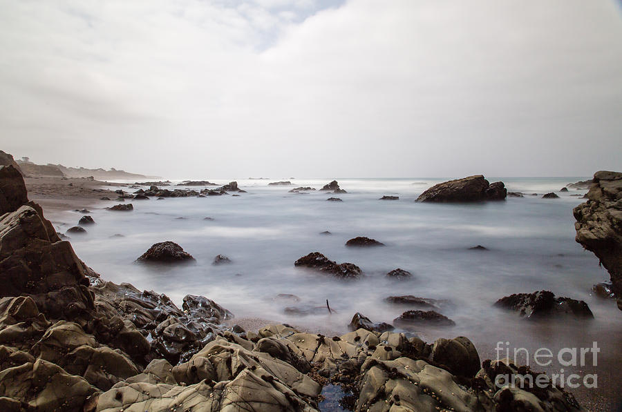 Cambria Photograph - Moonstone Beach B3705 by Stephen Parker