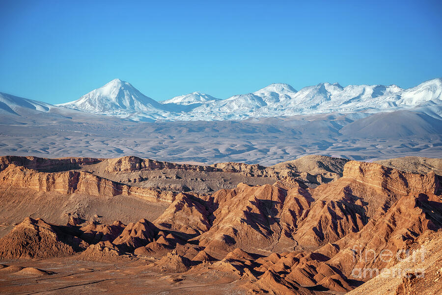 Moon Valley Atacama desert Photograph by Delphimages Photo Creations
