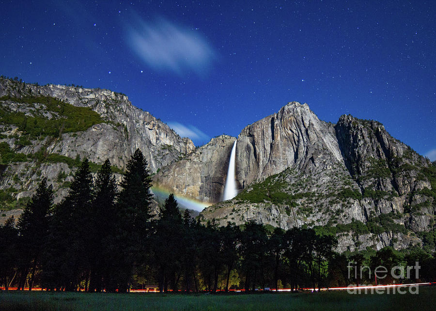 Moonbow and Louds  Photograph by Brandon Bonafede