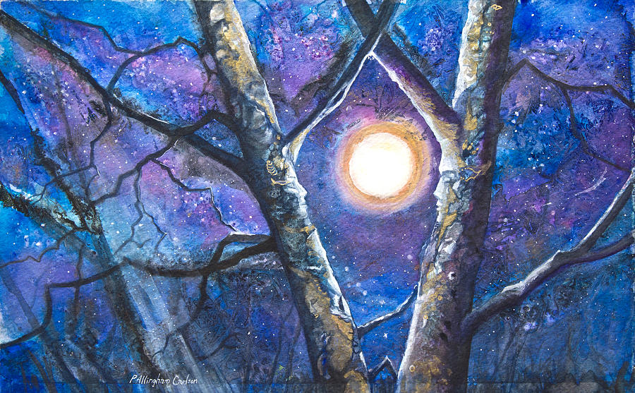 Moondance II Painting by Patricia Allingham Carlson