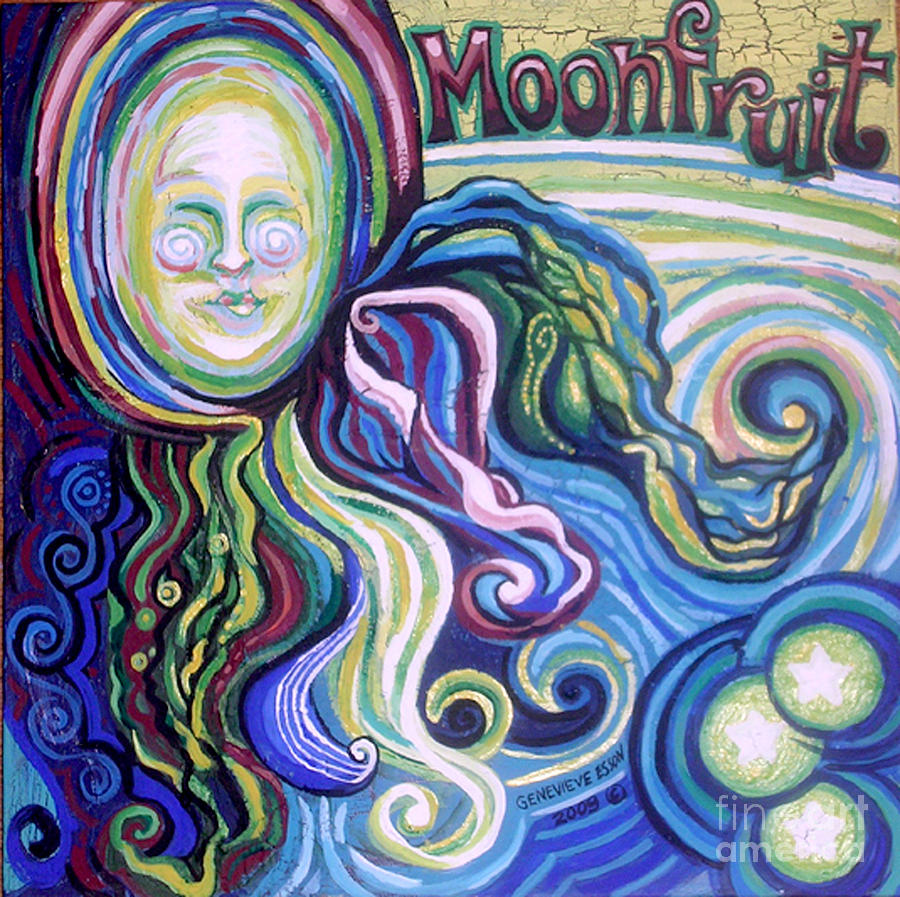 Planet Painting - Moonfruit by Genevieve Esson