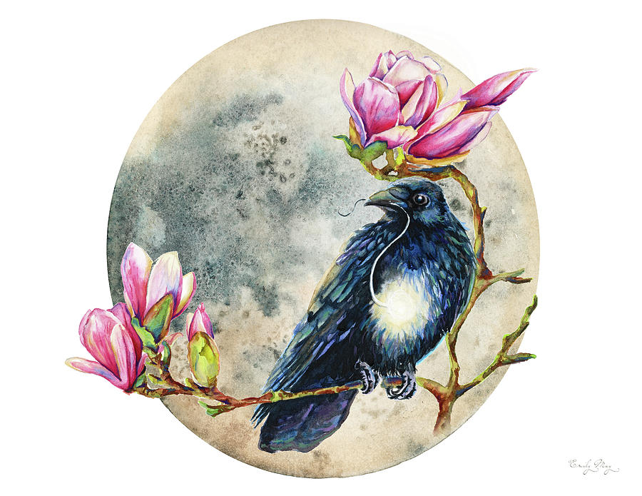 Moonglow and Raven by Emily May Studio Arts Moonglow and Raven by Emily May Studio Arts
