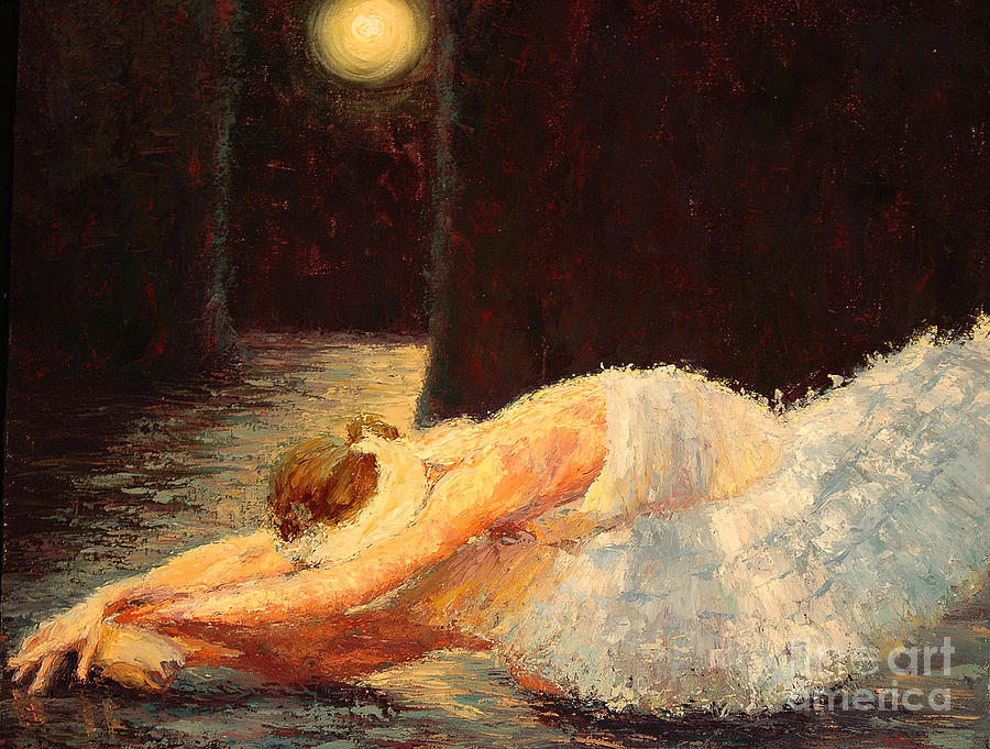 Moonlight Ballet Painting by Colleen Murphy Moonlight Ballet Painting by Colleen Murphy
