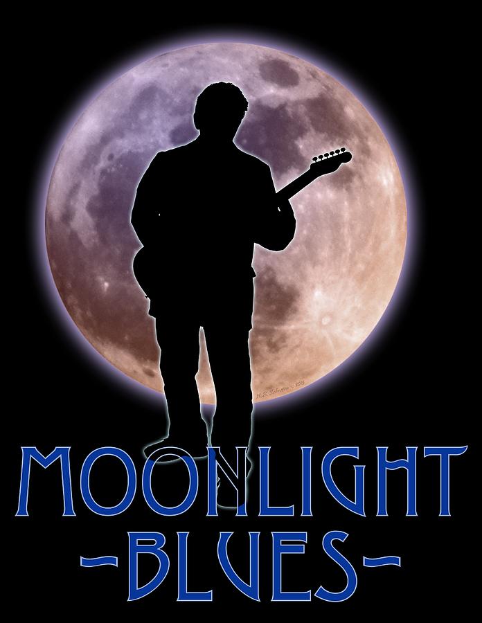 Moonlight Blues Shirt Photograph by WB Johnston