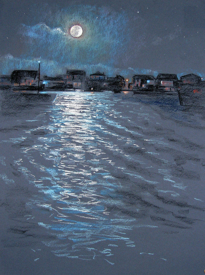 Moonlight Painting by Christopher Reid