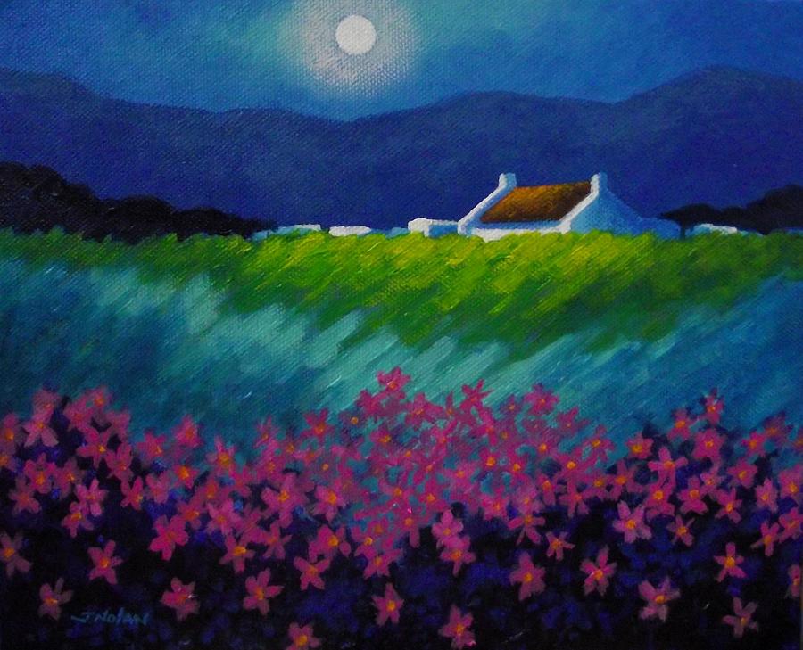 Nature Painting - Moonlight County Wicklow by John  Nolan
