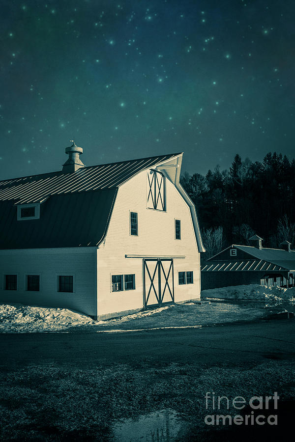 Moonlight in Vermont Photograph by Edward Fielding