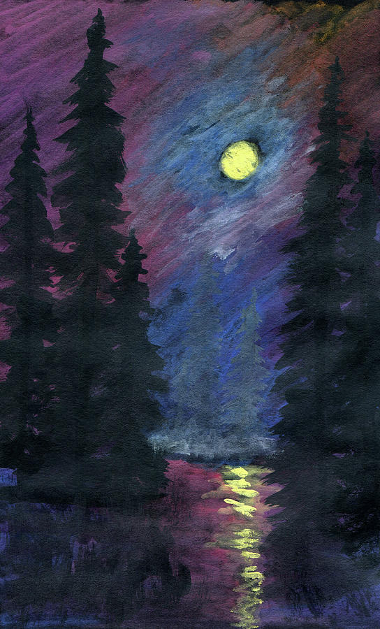 Moonlight Painting by R Kyllo