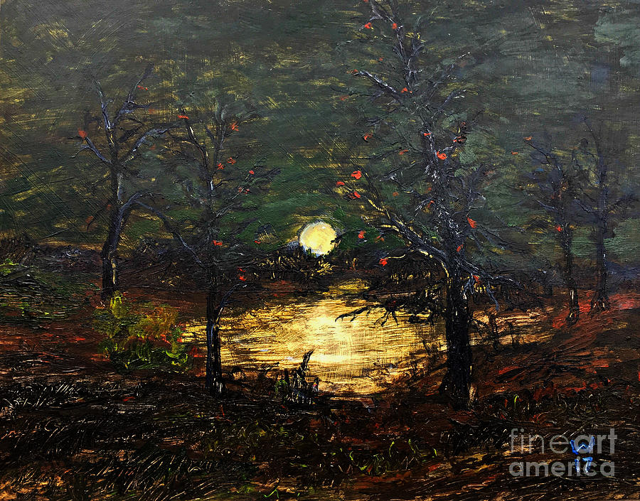 Moonlight Painting by Richard Wandell
