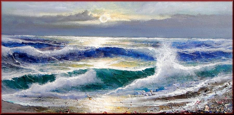 Moonlight Painting by Rino Aldini | Fine Art America