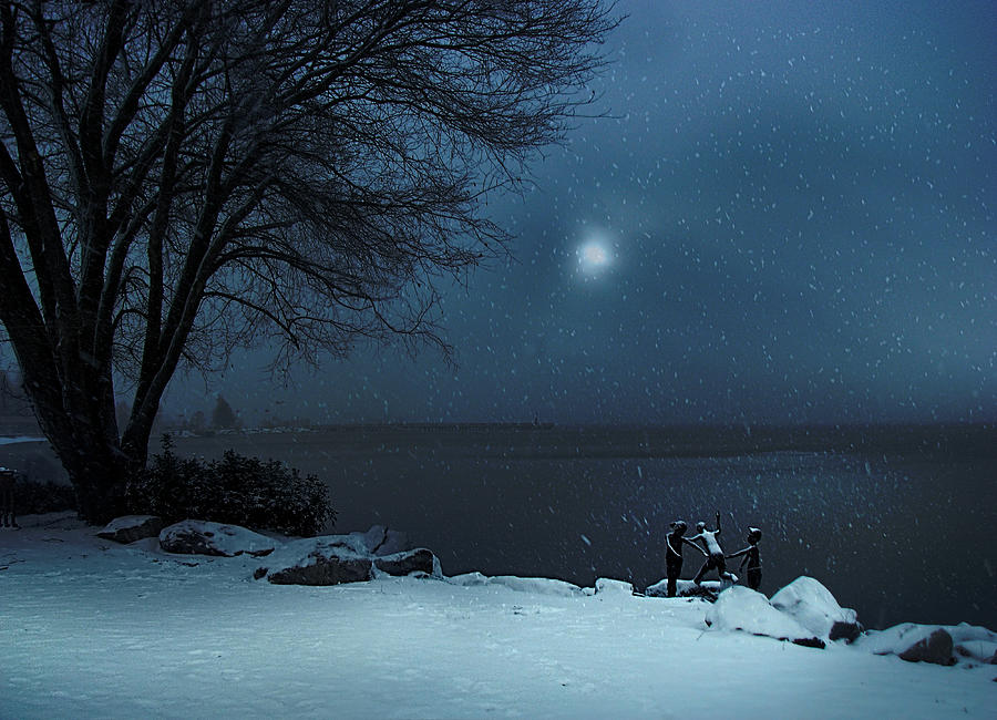 Moonlight Romp Photograph by John Poon
