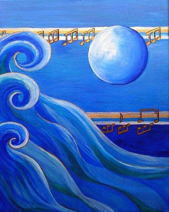 Beethoven Movie Painting - Moonlight Sonata by Starr Weems