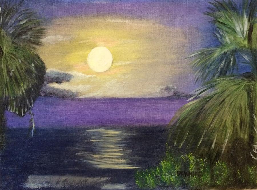 Moonlight Splendor  Painting by Brian White