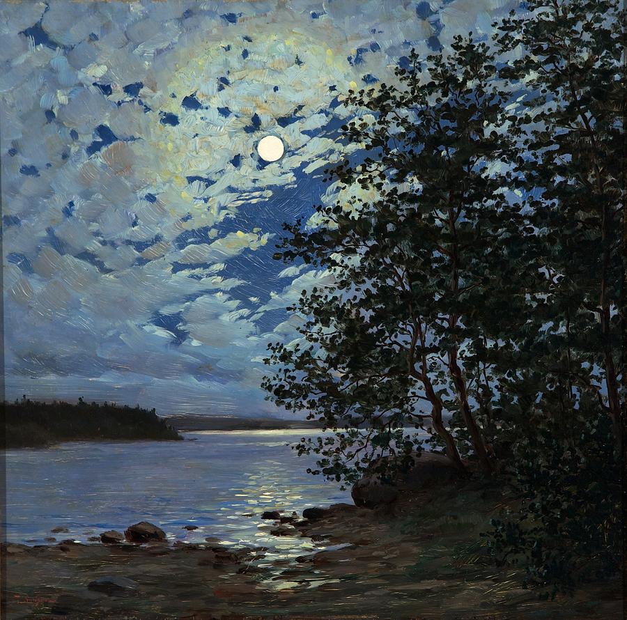 Moonlight Painting by MotionAge Designs