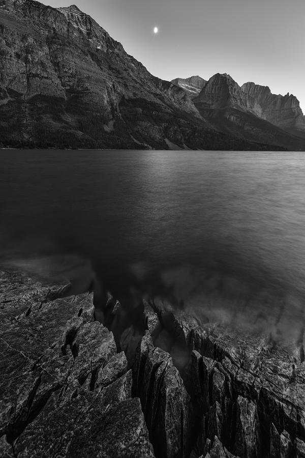 Moonlit Lake Photograph by Mike Lang