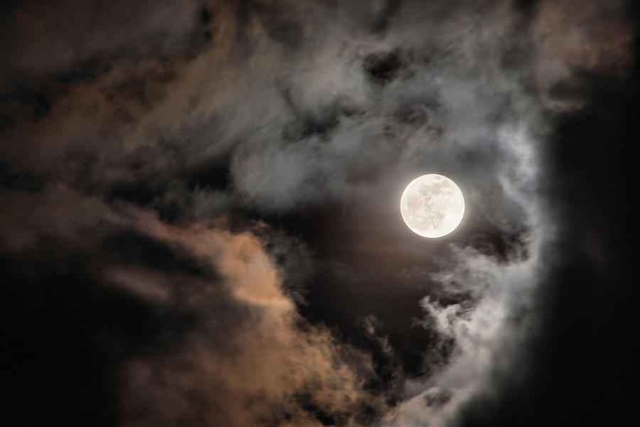 Moon Photograph - Moonlit Marvel by Mark Callanan