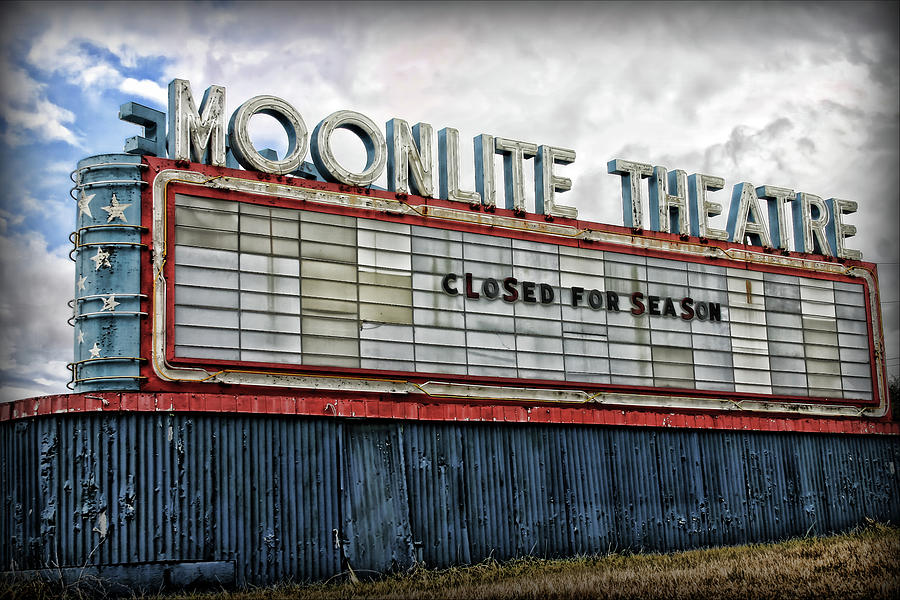 Moonlite Theatre Photograph by Patricia Montgomery
