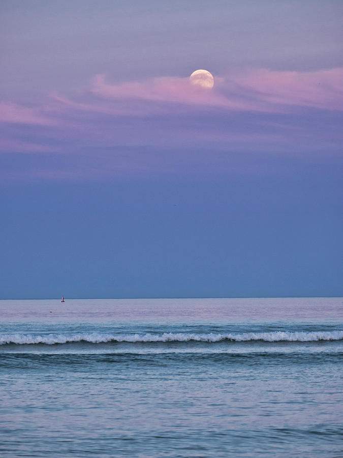 Moonrise - Ogunquit Beach - Maine Photograph by Steven Ralser - Fine ...