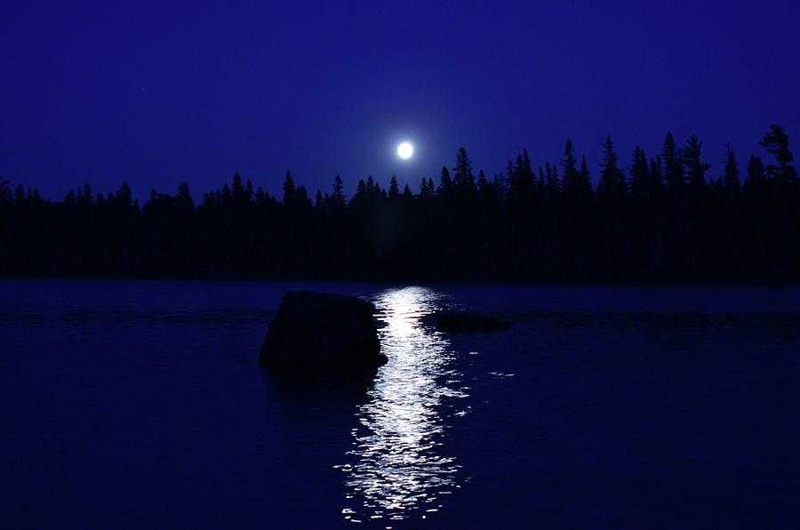 Moonrise on a Midsummers night Photograph by David Porteus