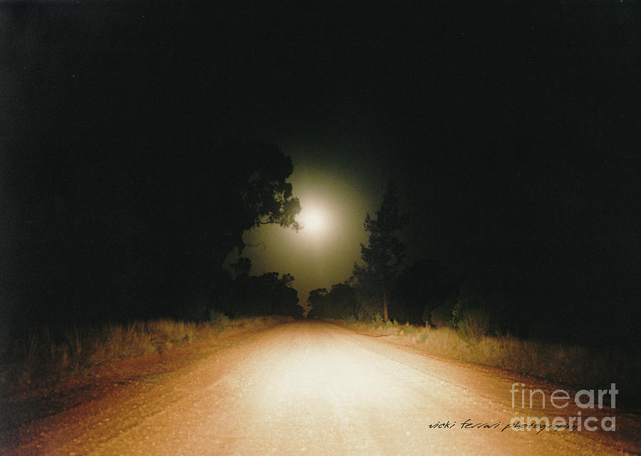 Moonrise On Melrose Photograph by Vicki Ferrari