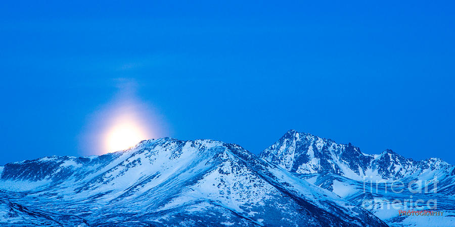 Moonrise Over Anchorage by Don Edward Jones Moonrise Over Anchorage by Don Edward Jones